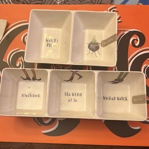 Rae Dunn by Magenta Divided Melamine Bowl